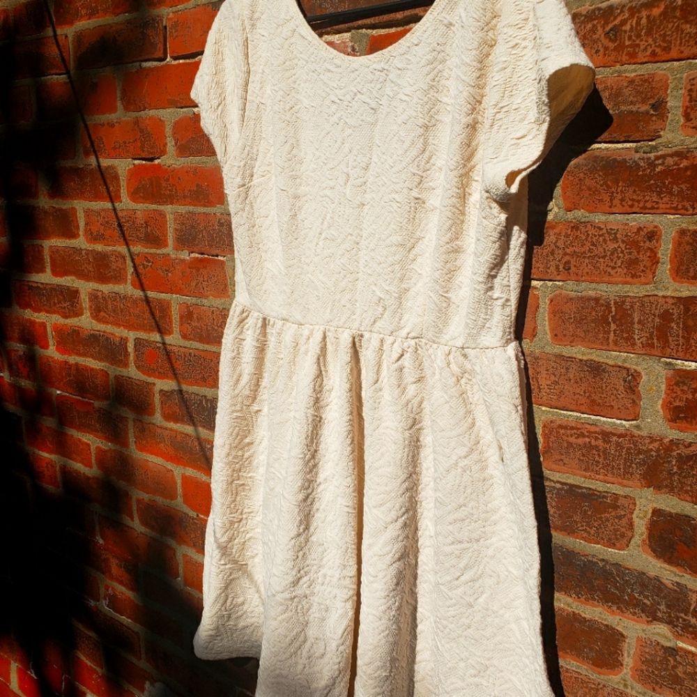 Xhilaration white dress